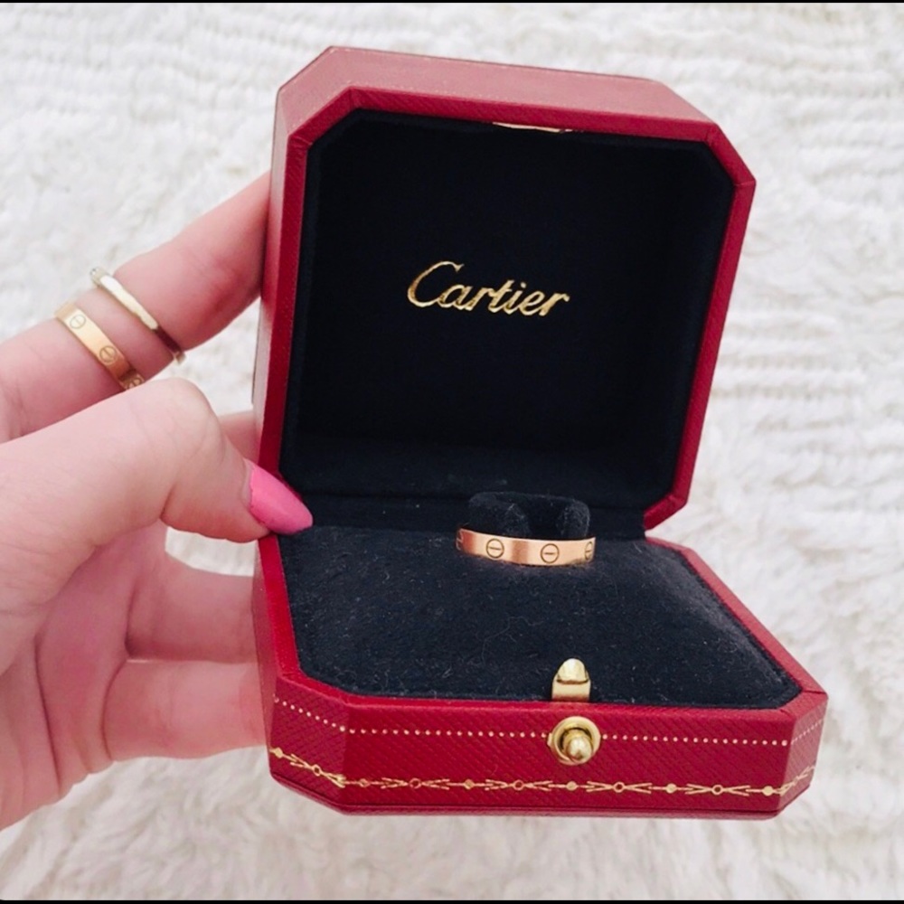Rose Gold Cartier Love Ring